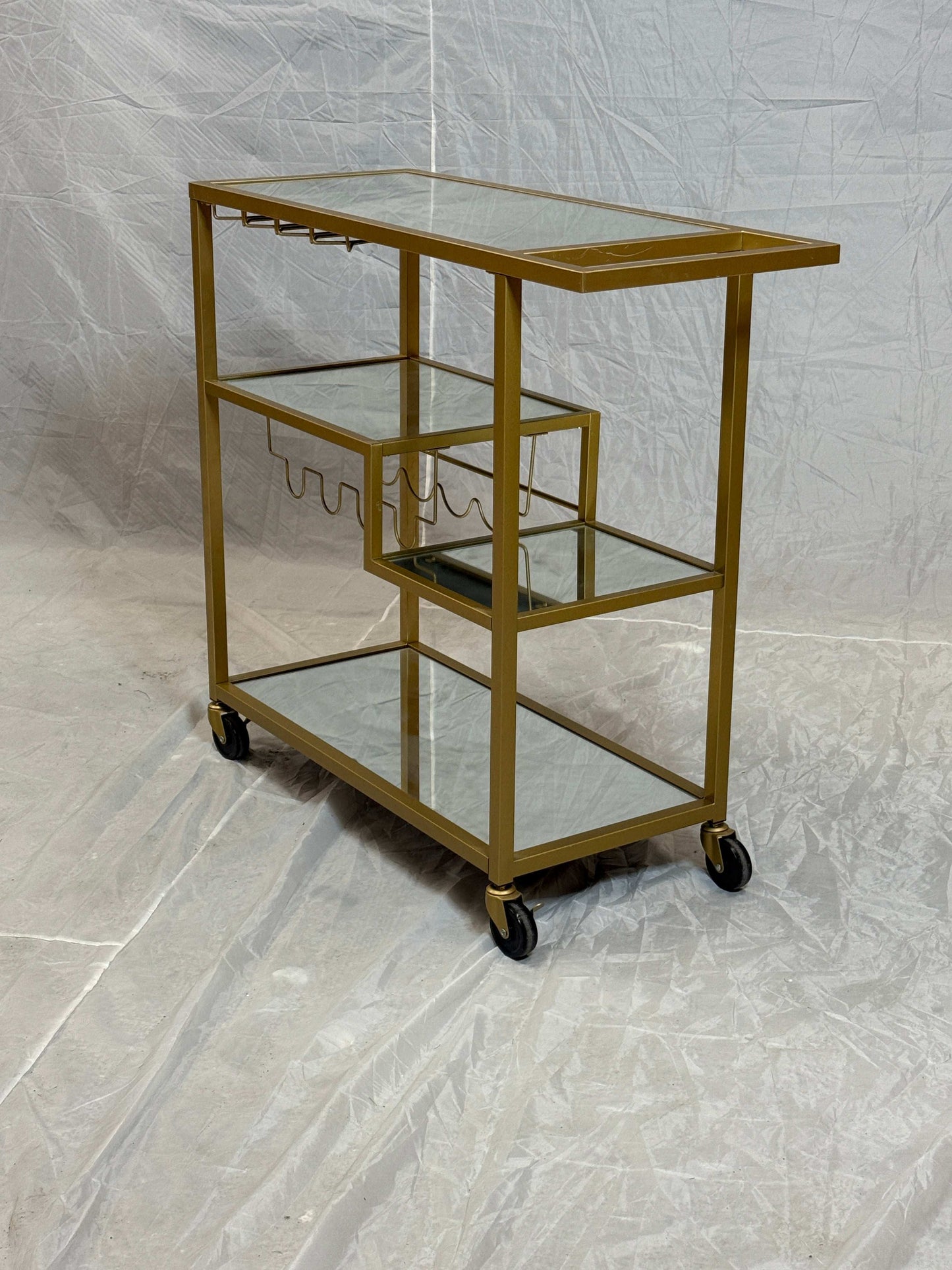 Mirrored Bar Cart