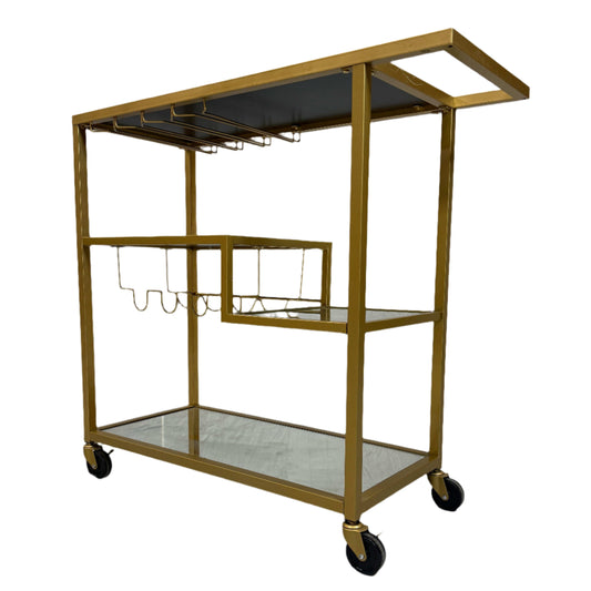 Golden Bar Cart