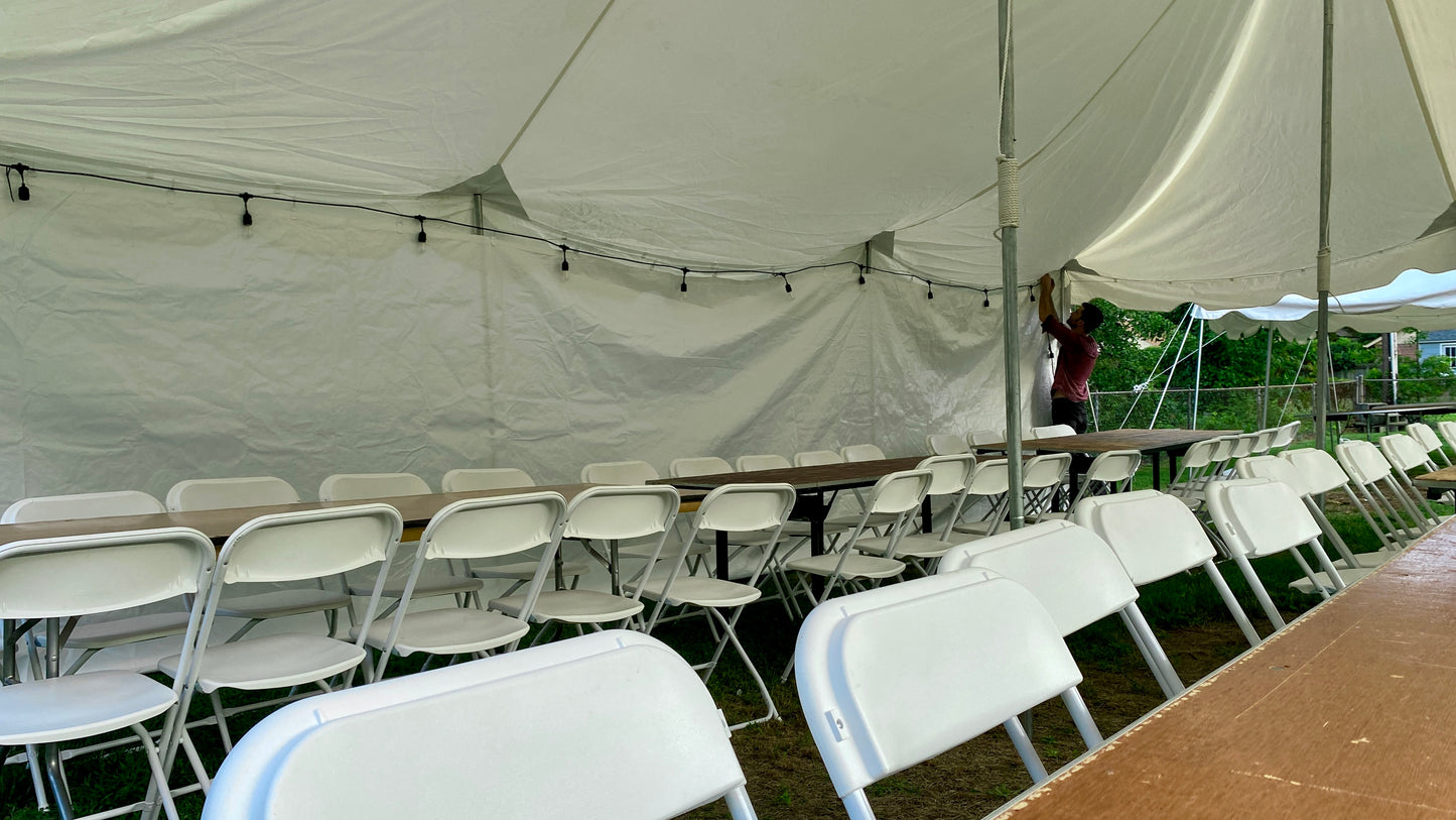 White Vinyl Chairs