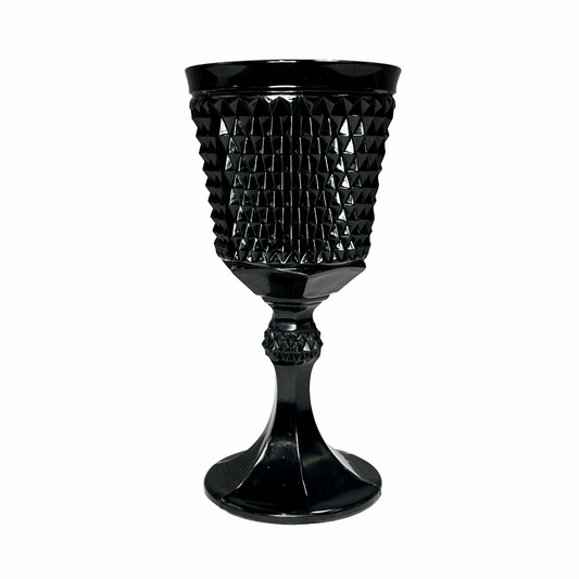 Glass Chalice Black
