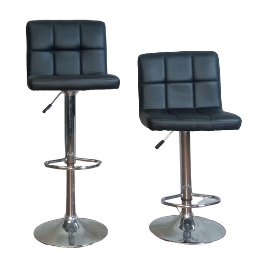 Black Leather Swivel Chair