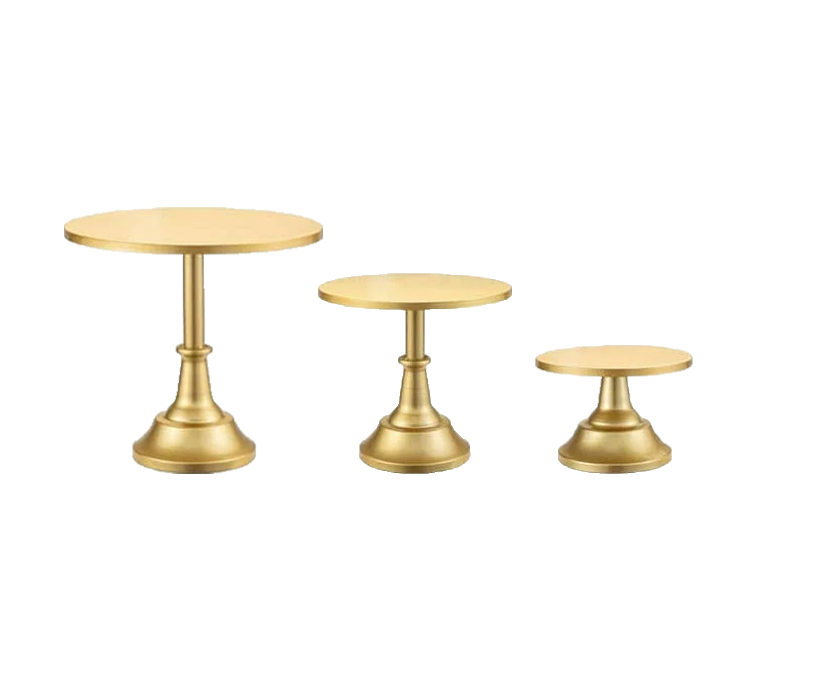 Gold Cake Stand Set (3-Piece)
