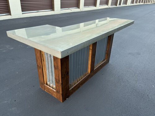 Tin and Timber Bar (L-Shape)