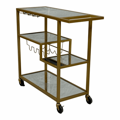Mirrored Bar Cart