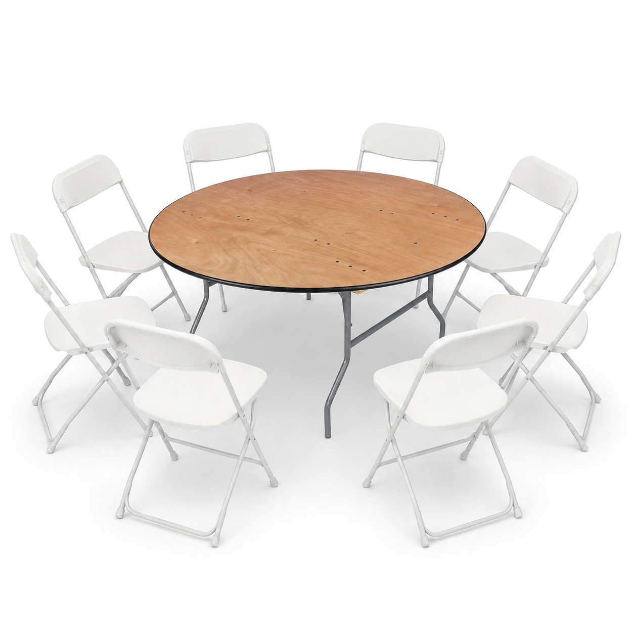 Round Table & 8 Chairs