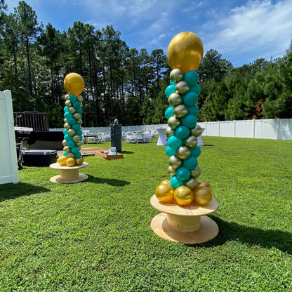 Balloon Column - Spiral Design - Matching Set