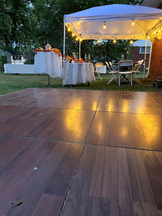 Chestnut Wood Panel Dance Floor