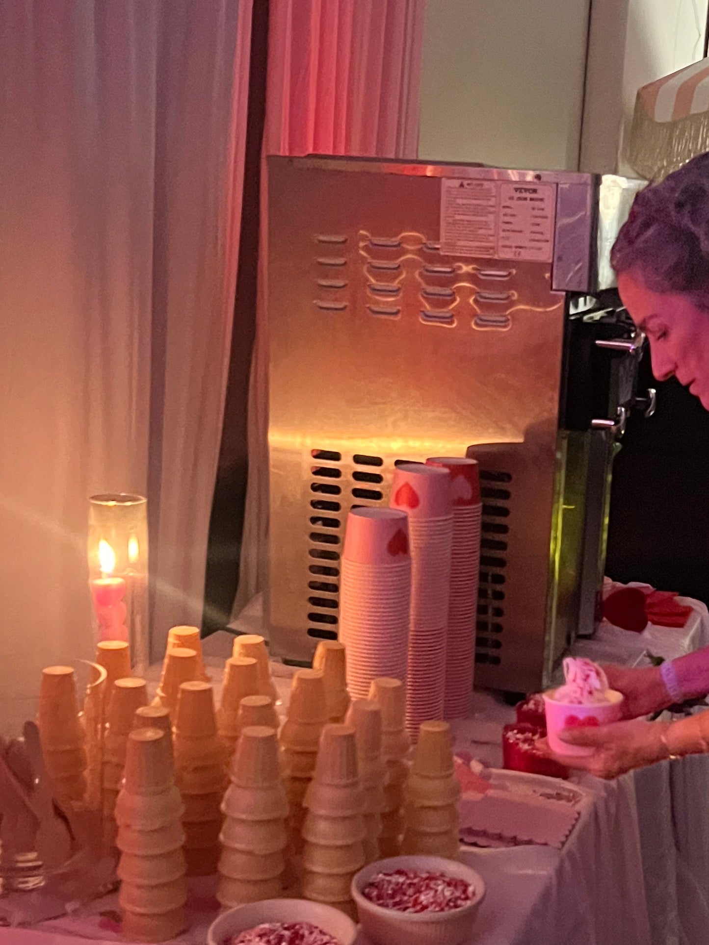 Soft Served Ice Cream Machine